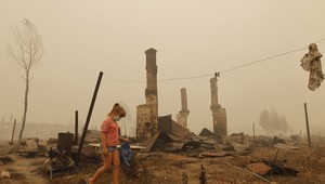 Obraz skazy. Toto dokázal oheň...