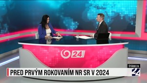 Štúdio 24 pred prvým rokovaním NR SR v 2024