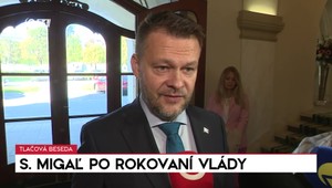 Tlačová beseda ministra Migaľa po rokovaní vlády