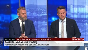 Analýzy 24: Čo povedali o zmenách v policajnom zbore Samuel Migaľ a Juraj Krúpa