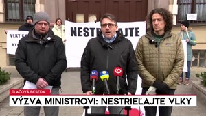 Tlačová beseda k výzve ministrovi na nestrieľanie vlkov