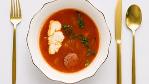 Hubovo-kapustová polievka „C vitamínový Kračún“