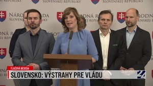 Tlačová beseda hnutia Slovensko: Výstrahy pre vládu