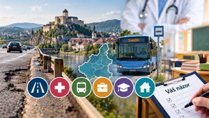V Prievidzi cesty, v Púchove bývanie. Prieskum JOJ 24 ukázal, čo najviac trápi jednotlivé okresy