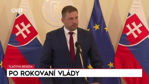 Tlačová beseda ministra Šaška po rokovaní vlády
