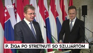 Tlačová beseda Petra Žigu po rokovaní so Szijjártóm