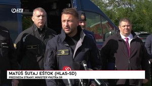 Tlačová beseda Matúša Šutaja Eštoka o zrážke vlakov a cvičení záchranných zložiek