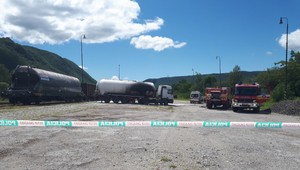 Na železničnej stanici v Rožňave vybuchla cisterna