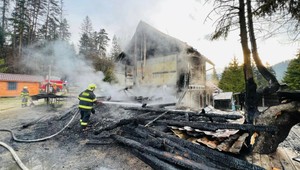 Dramatické ráno pri Gelnici: Zhorela chata a obľúbený bufet