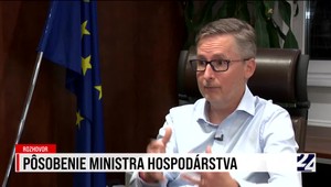 Rozhovor o pôsobení ministra hospodárstva