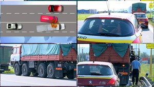 Kamión sa zrazil s hasičmi. Tí si cvičili jazdu s majákom