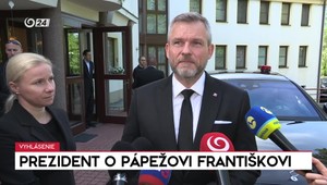 Vyhlásenie prezidenta Pellegriniho o pápežovi Františkovi