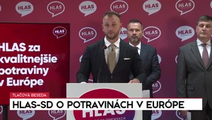 Tlačová beseda strany Hlas-SD o potravinách v Európe
