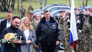 Slovinský prezident navštívil výcvikové stredisko Lešť. Zuzana Čaputová ocenila spoluprácu