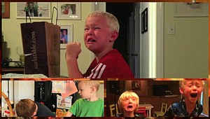 Ako sa tvária deti, keď prídu o sladkosti