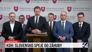 Tlačová beseda KDH o tom, že Slovensko speje do záhuby