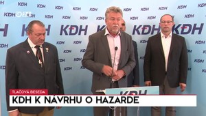 Tlačová beseda KDH k návrhu o hazarde