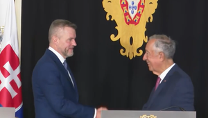 Tlačová beseda Petra Pellegriniho v Portugalsku