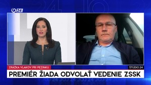 Štúdio 24: Premiér žiada odvolať vedenie ZSSK