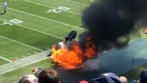 Šok v NFL. Na štadióne náhle vypukol obrovský požiar