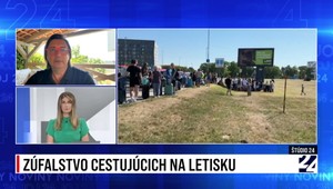 Štúdio 24 o zúfalstve cestujúcich na letisku