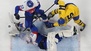 Slovenskí hokejisti prehrali so Švédmi 1:4