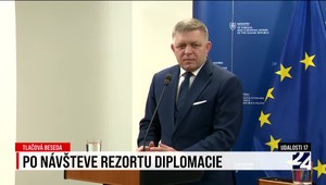 Tlačová beseda premiéra Fica po návšteve ministerstva zahraničných vecí