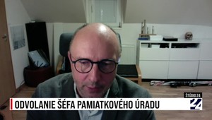 Štúdio 24: Odvolanie šéfa Pamiatkového úradu
