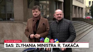 Tlačová beseda SaS o zlyhaniach ministra Takáča