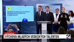 Tlačová beseda ministra školstva o výchove mladých vedeckých talentov