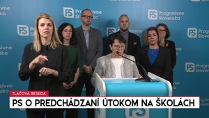 Tlačová beseda strany PS o predchádzaní útokom na školách