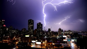 VIDEO. Blesky ožiarili celý Manhattan