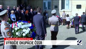 Pietna spomienka pri príležitosti výročia okupácie Československa