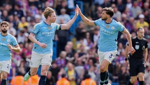 Manchester City zdolal Crystal Palace 5:2 v 32. kole Premier Leguae