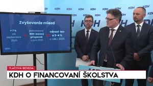 Tlačová beseda strany KDH o financovaní školstva