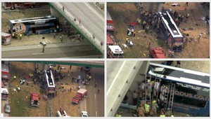 Autobus vpálil do mosta! 1 mŕtva (†25), desiatky zranených