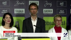 Tlačová beseda strany SaS, ktorá predstavila svoj zdravotnícky tím