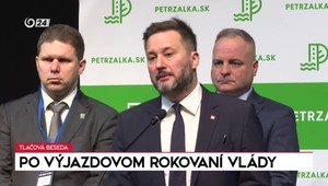 Tlačová beseda komunálnych politikov po výjazdovom rokovaní vlády