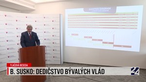 Tlačová beseda Borisa Suska: Dedičstvo bývalých vlád