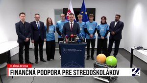 Tlačová beseda o finančnej podpore pre stredoškolákov