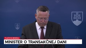 Tlačová beseda ministra financií o transakčnej dani
