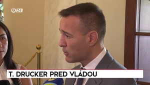 Tlačová beseda ministra školstva Druckerka pred zasadnutím vlády