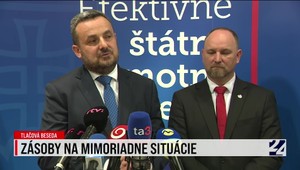 Tlačová beseda o pripravenosti na mimoriadne situácie