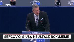 Tlačová beseda Maroša Šefčoviča: S USA neustále rokujeme