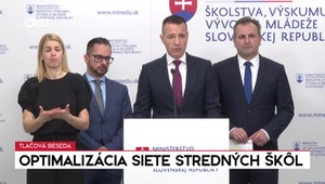 Tlačová beseda k optimalizácii siete stredných škôl