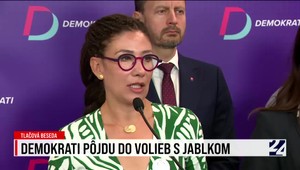 Tlačová beseda o predvolebnom spojení strán Demokrati a Jablko