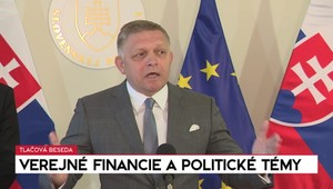 Tlačová beseda Roberta Fica