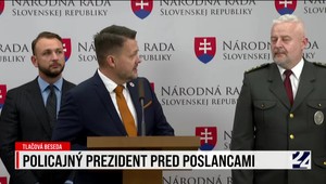 Tlačová beseda ministra vnútra Šutaja Eštoka po branno-bezpečnostnom výbore