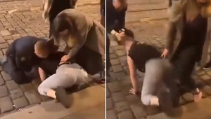 VIDEO: Opitý policajt sa pustil do dievčaťa pred barom. Teraz spoznal svoj trest