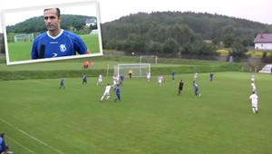 Exkluzívny volej ľavačkou! Na zápase štvrtej ligy ho videlo iba 50 divákov...